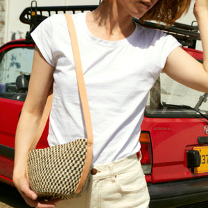 Dinky Zero-Waste Handtasche Kastanie