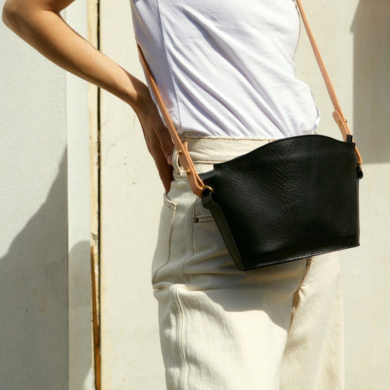 Dinky Zero-Waste Handtasche Kastanie