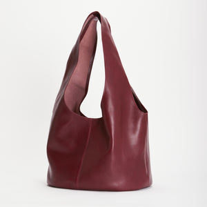 Penrose mjuk läder handväska Berry